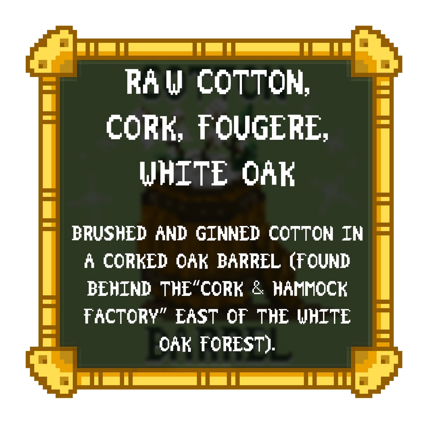 Cotton Barrel
