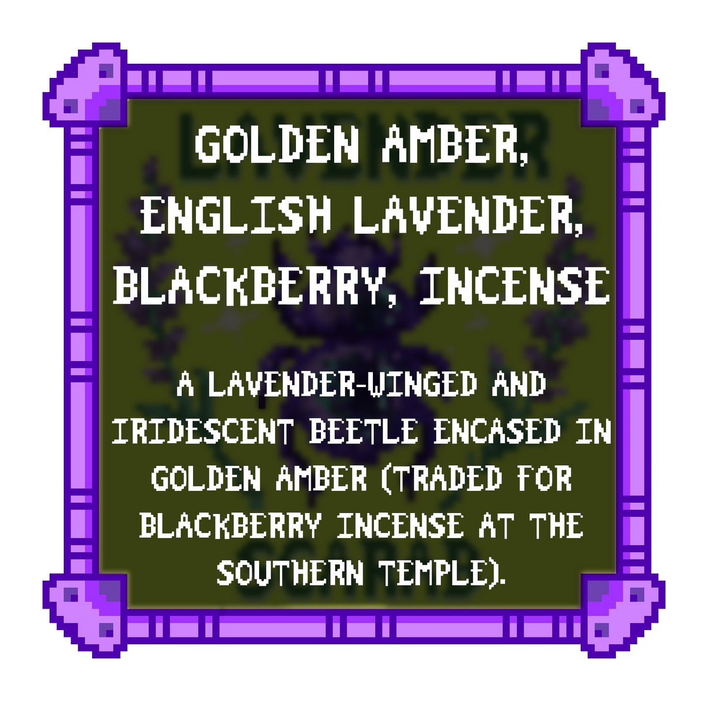 Lavender Scarab
