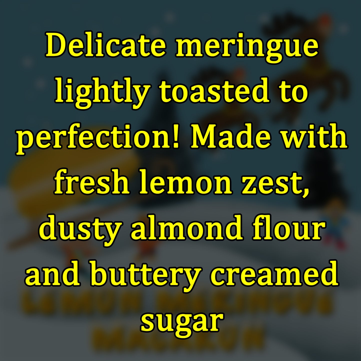 Lemon Meringue Macaron - Stereoplasm